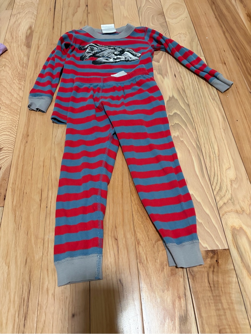 Hanna Andersson Star Wars Red and grey Striped Kids Pajamas